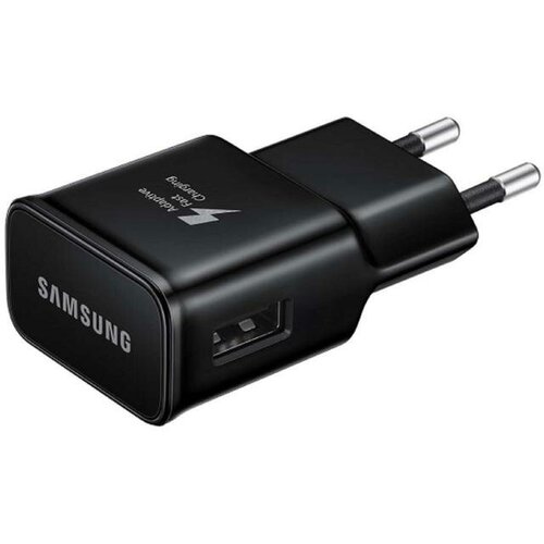 Сетевое зарядное устройство Samsung EP-TA20EBENGRU, 1хUSB, 2 А, без кабеля, черное