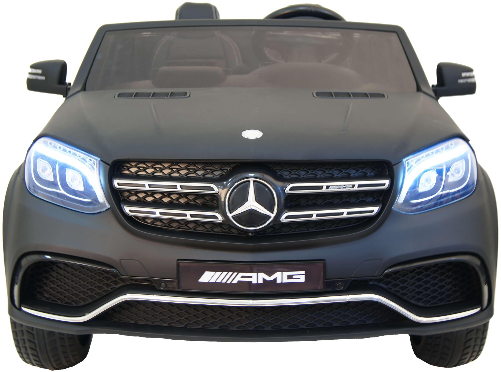 RiverToys Детский электромобиль Mercedes-Benz GLS63 4WD (HL228) черный матовый