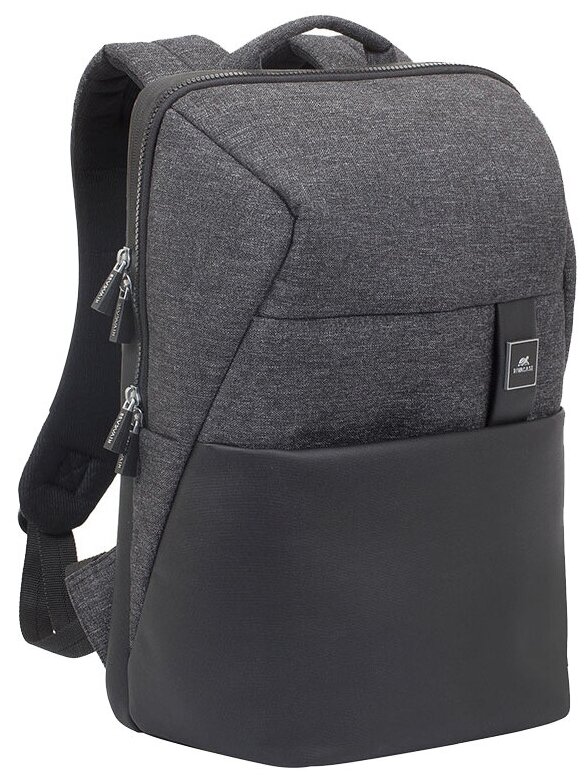 Рюкзак для ноутбука 15.6" Riva 8861 черный - фотография № 1