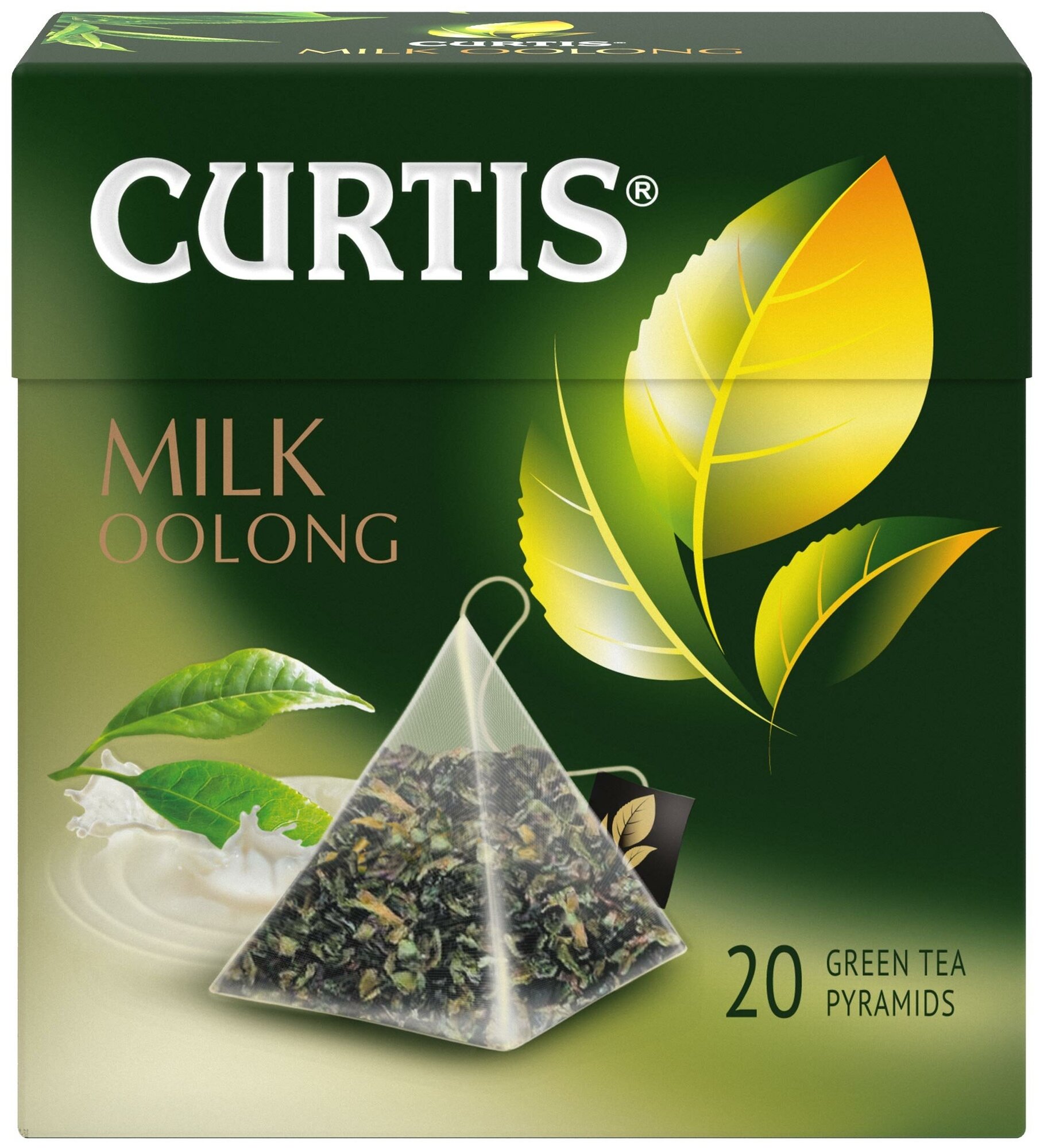 Чай Curtis "Milk Oolong", молочный улун, 20 пирамидок - фотография № 5