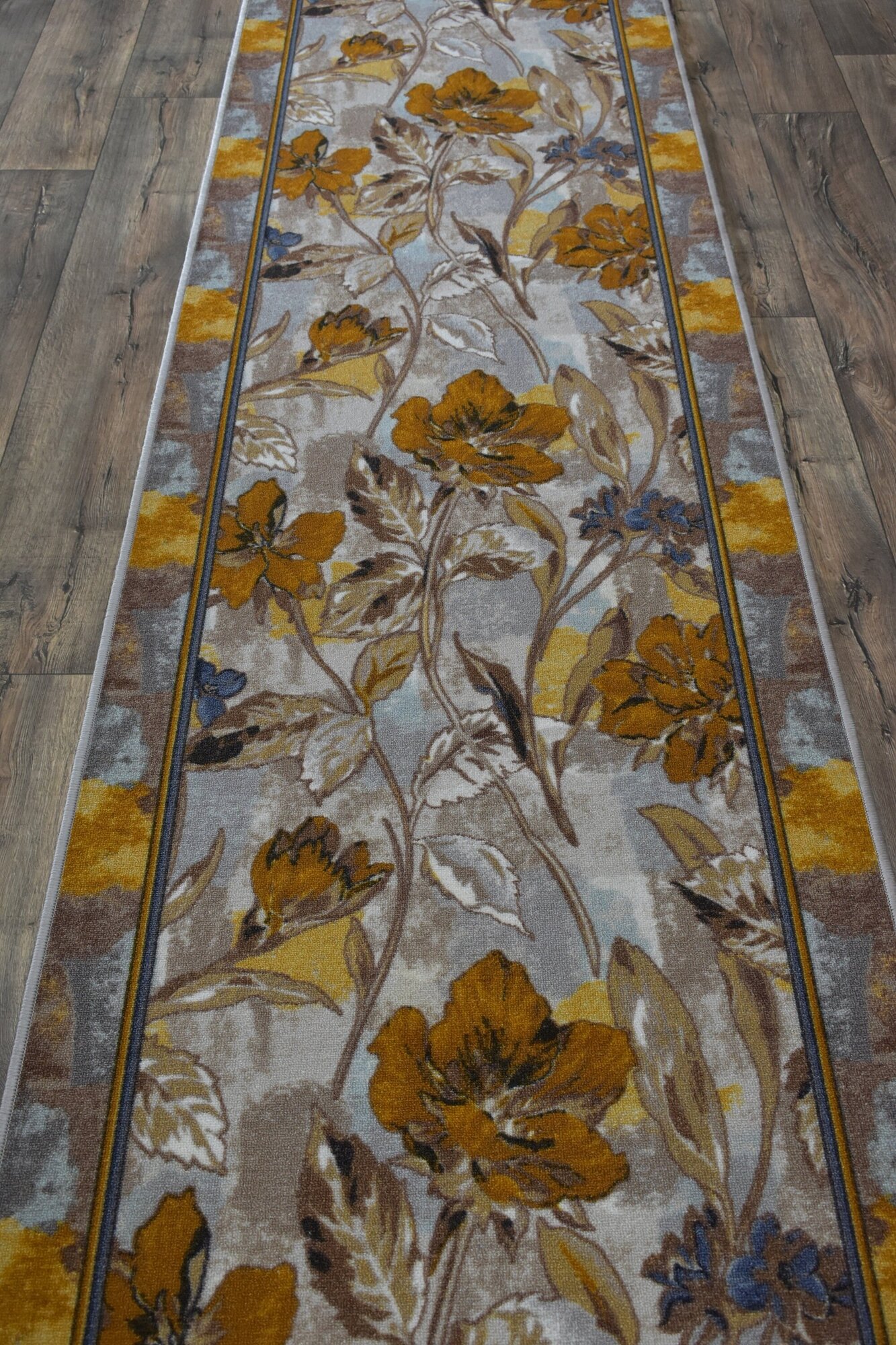 Ковровая дорожка на войлоке, Витебские ковры, с печатным рисунком, 2591, 0.9*1 м