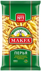 Макфа Макароны Перья любительские, 400 г