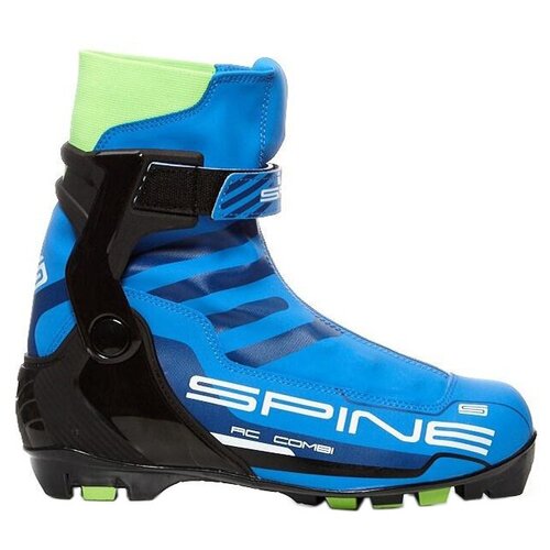 фото Лыжные ботинки spine rc combi nnn 86м 2022-2023, р.43, синий/черный/салатовый