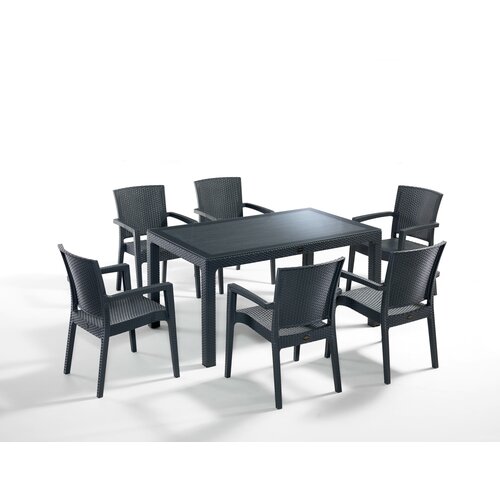Стол кухонный обеденный со стульями мебель для сада комплект - Стол + стул LIVORNO SET