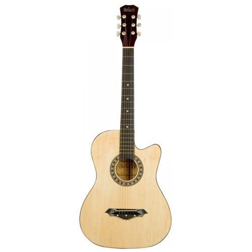 гитара акустическая 38 belucci bc3810 оранжевая глянец Вестерн-гитара Belucci BC3810 N натуральный