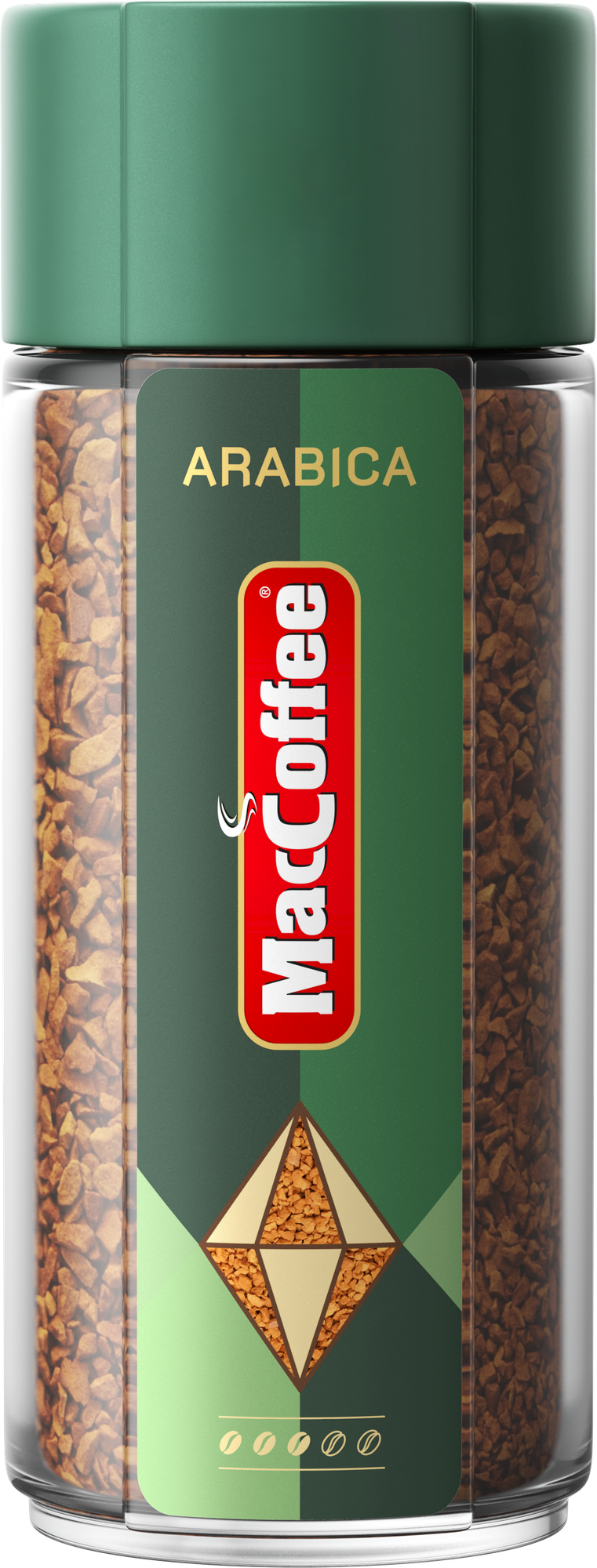 Кофе натуральный растворимый сублимированный "MacCoffee ARABICA", ст/б 100г