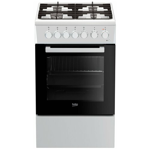 Газовая плита Beko FSE 52130 GWS, белый плита beko fse 66000 gs