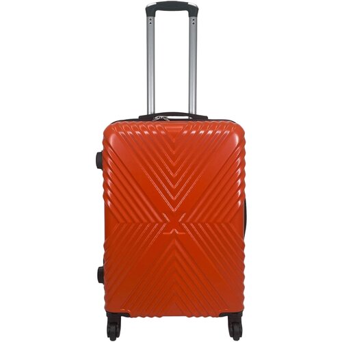 фото Чемодан – средний (размер m) 65 л, 64x42x24 см, съемные колеса , цвет оранжевый king of king