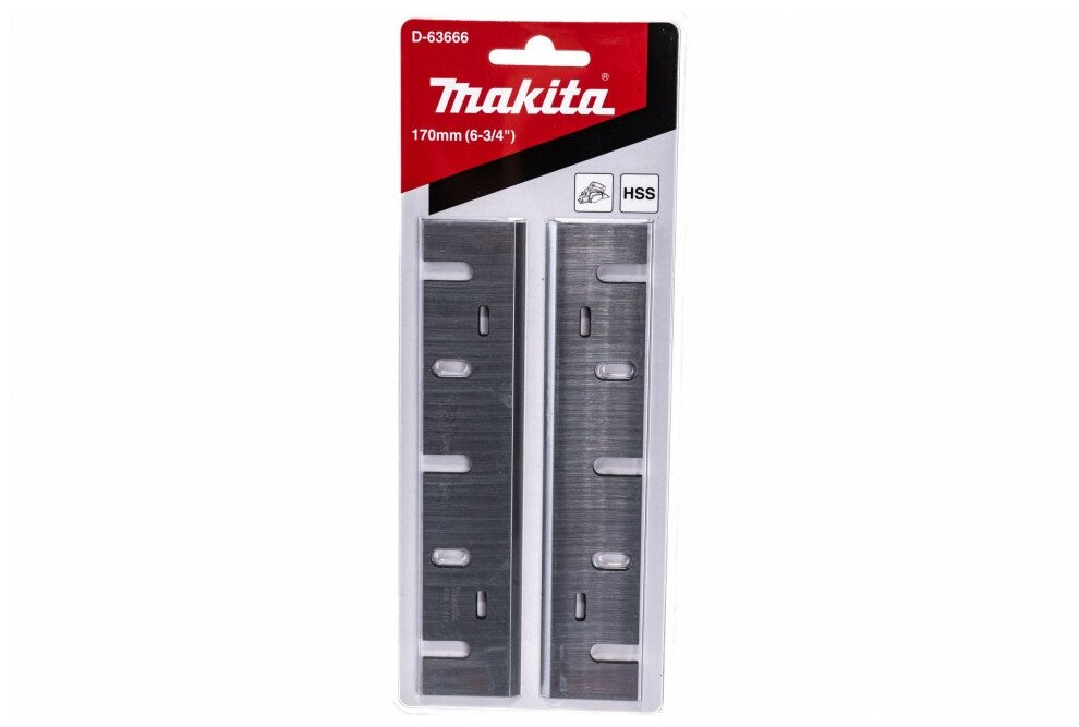Набор ножей для электрорубанка Makita D-63666 (2 шт.) - фотография № 3