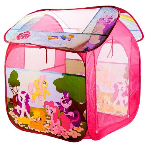 фото Палатка играем вместе мой маленький пони домик в сумке gfa-0059-r, розовый