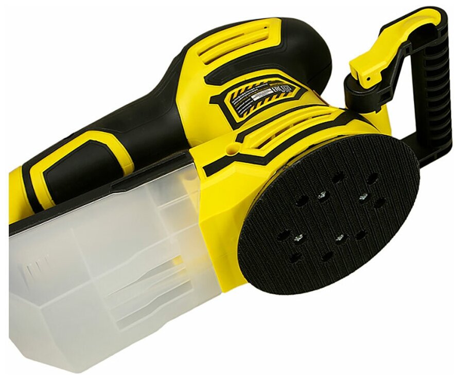 шлифмашина эксцентриковая HANSKONNER HOS8145R 450Вт 125мм - фото №7