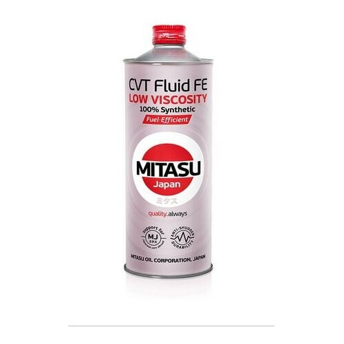 Масло вариатора MITASU CVT FLUID FE 100% Synthetic