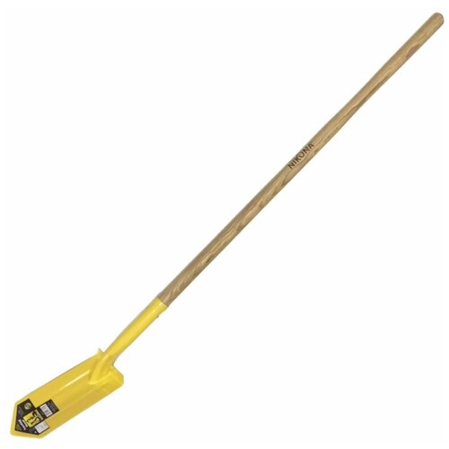 Лопата штыковая с длинным лезвием с деревянной ручкой (155см) 68-307