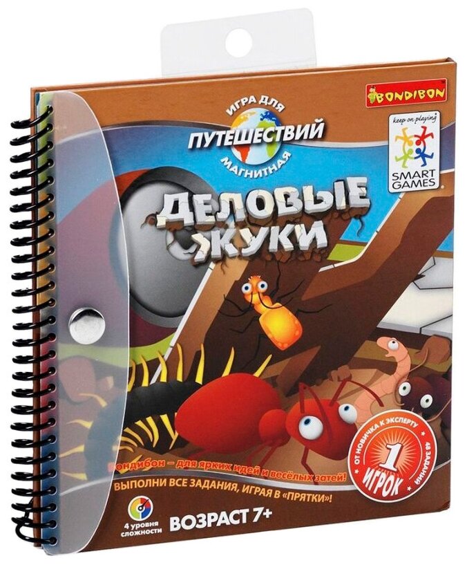 Игра магнитная для путешествий "Деловые жуки" (0885ВВ/SGT 230 RU) - фото №11