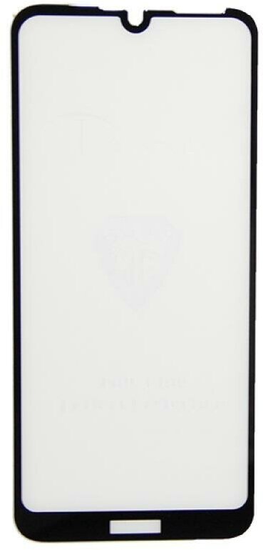 фото Защитное стекло для Huawei Y6 2019 (MRD-LX1F), Y6s, Honor 8A (JAT-LX1), 8A Pro (JAT-L41) (2.5D/полная наклейка) <черный>
