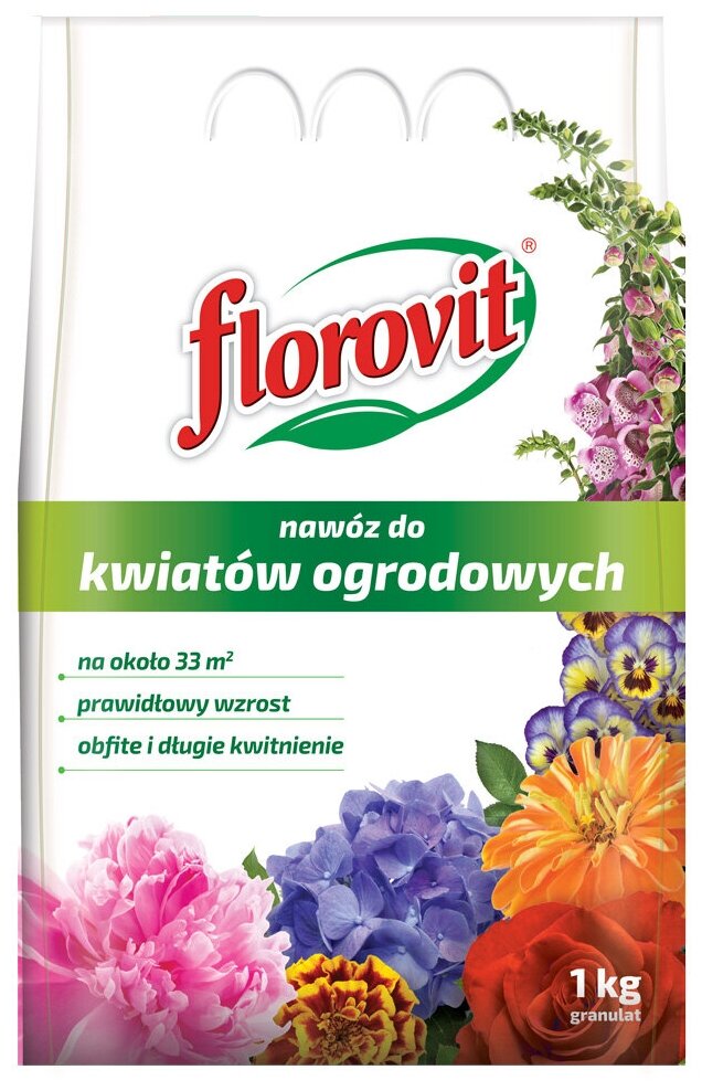 Удобрение Флоровит для садовых цветов 1кг, мешок - фотография № 1