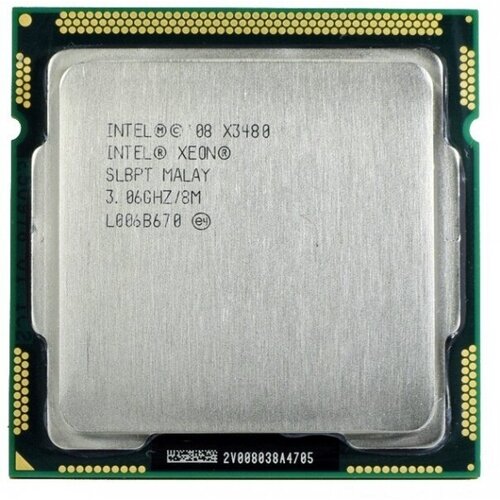 Процессор Intel Xeon X3480 Lynnfield LGA1156, 4 x 3067 МГц, OEM процессор intel xeon x3440 lga1156 4 x 2533 мгц dell