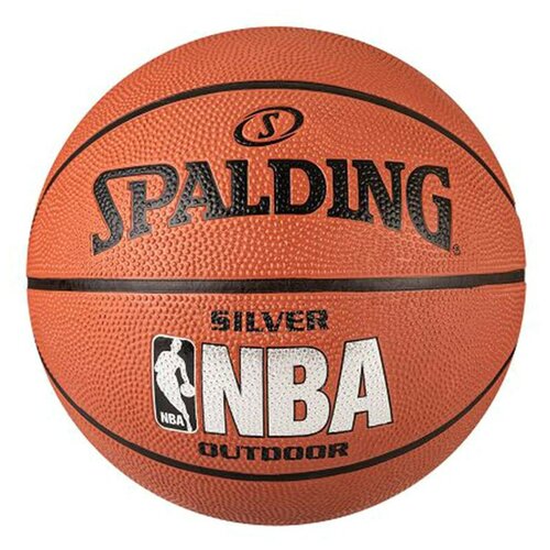 фото Баскетбольный мяч spalding nba silver, р. 3 оранжевый