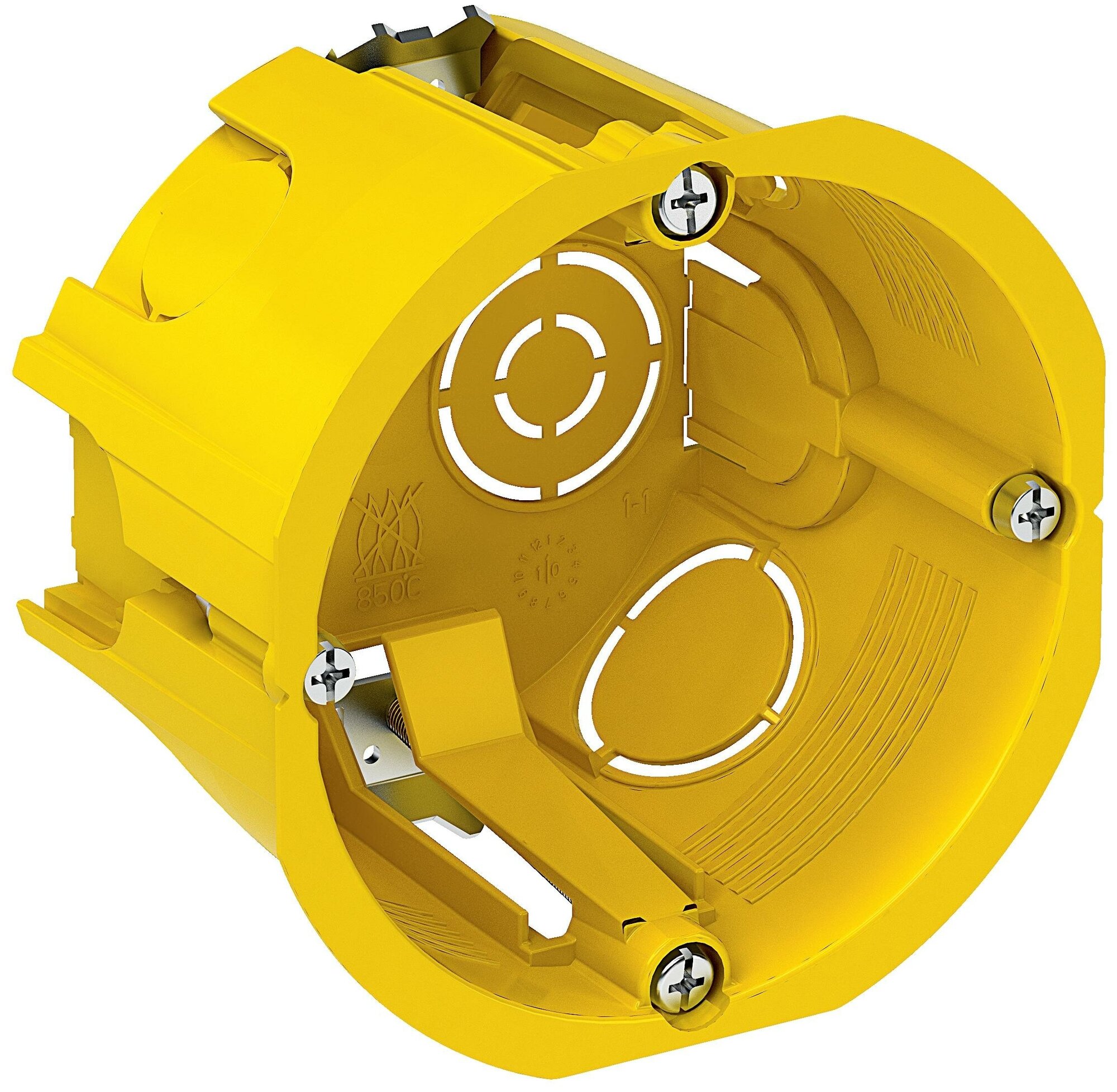 Подрозетник (скрытый монтаж) Schneider Electric IMT35150 71 46 мм желтый - фотография № 7