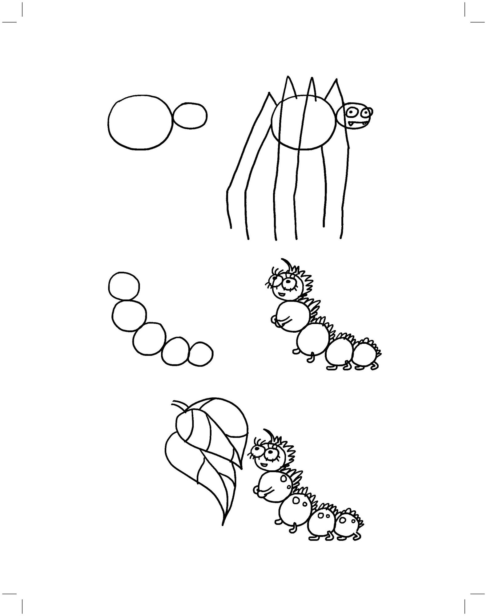 Рисуем насекомых по алгоритмическим схемам. 5-7 лет. - фото №7