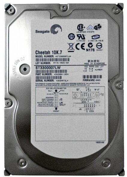 Жесткий диск Seagate ST3300007LW 300Gb U320SCSI 3.5" HDD