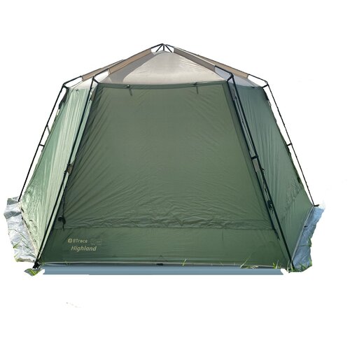 Шатер кемпинговый BTrace Highland Зеленый/Бежевый шатер кемпинговый btrace camp зеленый бежевый