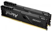 Оперативная память Kingston Fury Beast Black DDR4 - 2x 8Gb, 3200 МГц, DIMM, CL16 (kf432c16bbk2/16)