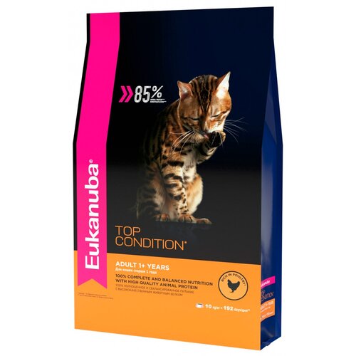 EUKANUBA ADULT TOP CONDITION для взрослых кошек с птицей (0,4 кг)