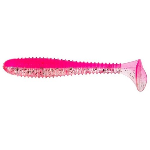 Виброхвост Helios Catcher Silver Sparkles & Pink, 9 см, 5 шт. (HS-2-035) виброхвост helios catcher silver sparkles