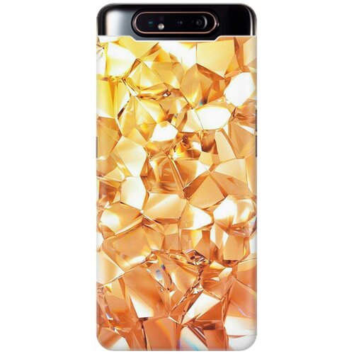 фото Re:pa накладка transparent для samsung galaxy a80 с принтом "янтарные камни"