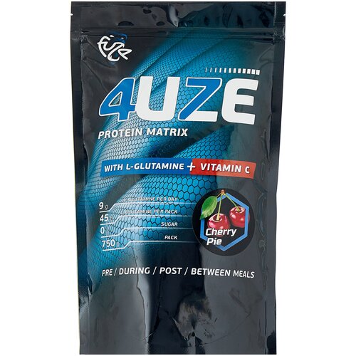 Протеин Fuze Matrix Glutamine + Vitamin C, 750 гр., вишневый пирог протеин fuze matrix glutamine vitamin c 750 гр вишневый пирог