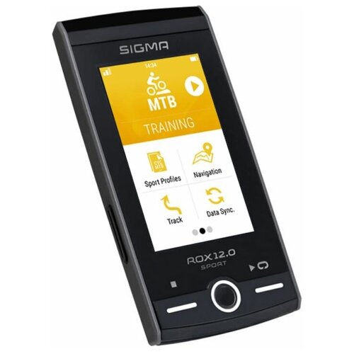 фото Велокомпьютер sigma rox 12.0 sport set gps, серый/grey