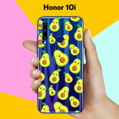 Силиконовый чехол на Honor 10i Узор из авокадо / для Хонор 10 Ай силиконовый чехол узор из авокадо на honor 10i