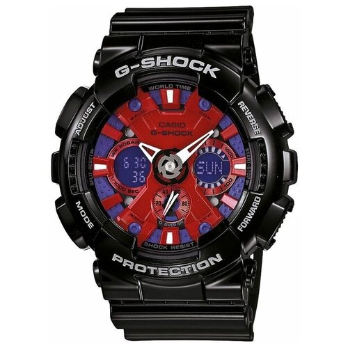 фото Часы японские наручные мужские кварцевые спортивные на ремне casio ga-120b-1a