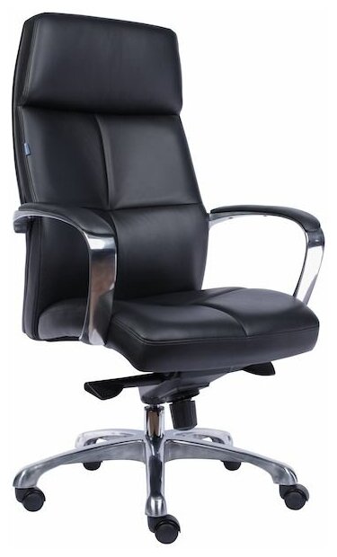 Компьютерное кресло для руководителя Everprof Madrid Кожа Черный