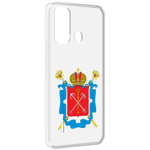 Чехол MyPads герб-санкт-петербург для ITEL A49 / A58 / A58 Pro задняя-панель-накладка-бампер