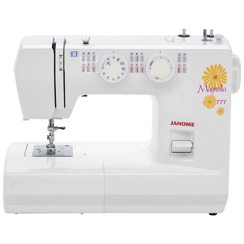 Купить Швейная машина Janome 777 Magnolia, белый цена 21549 ₽, характеристики, описание, фото