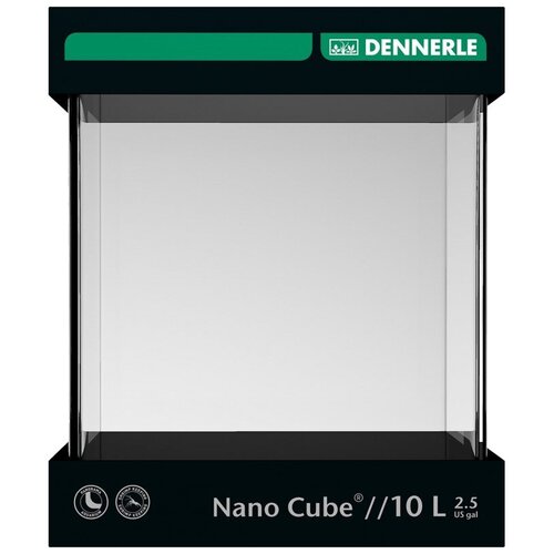 Аквариумный набор 10 л (крышка, подставка) Dennerle Nano Cube 10 черный