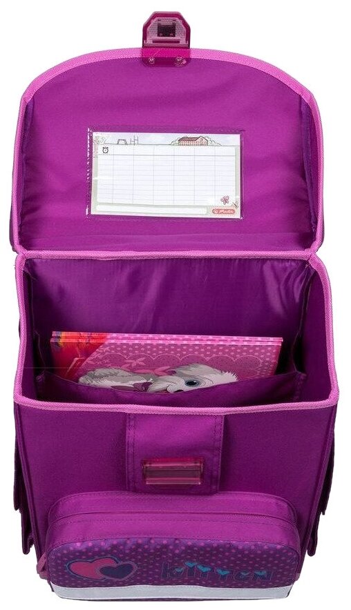 Ранец Herlitz, Smart Kitten лилово-сиреневый - фото №6