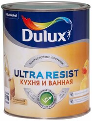 Краска для кухни и ванной латексная Dulux Ultra Resist полуматовая база BC 2,5 л.