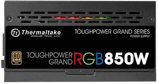 Блок питания Thermaltake Toughpower Grand RGB Sync, 850Вт, 140мм, черный, retail [ps-tpg-0850fpcgeu-s]