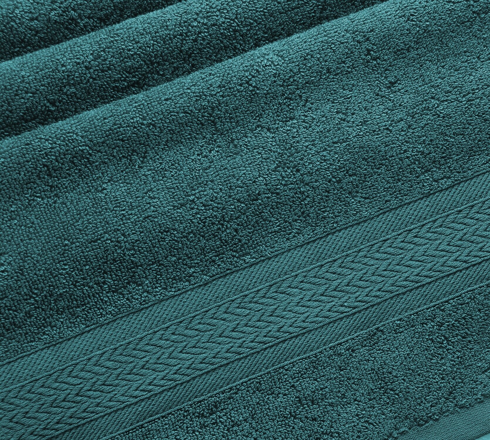 Полотенце банное махровое COMFORT LIFE, набор 6 шт (серый, зеленый) - фотография № 5