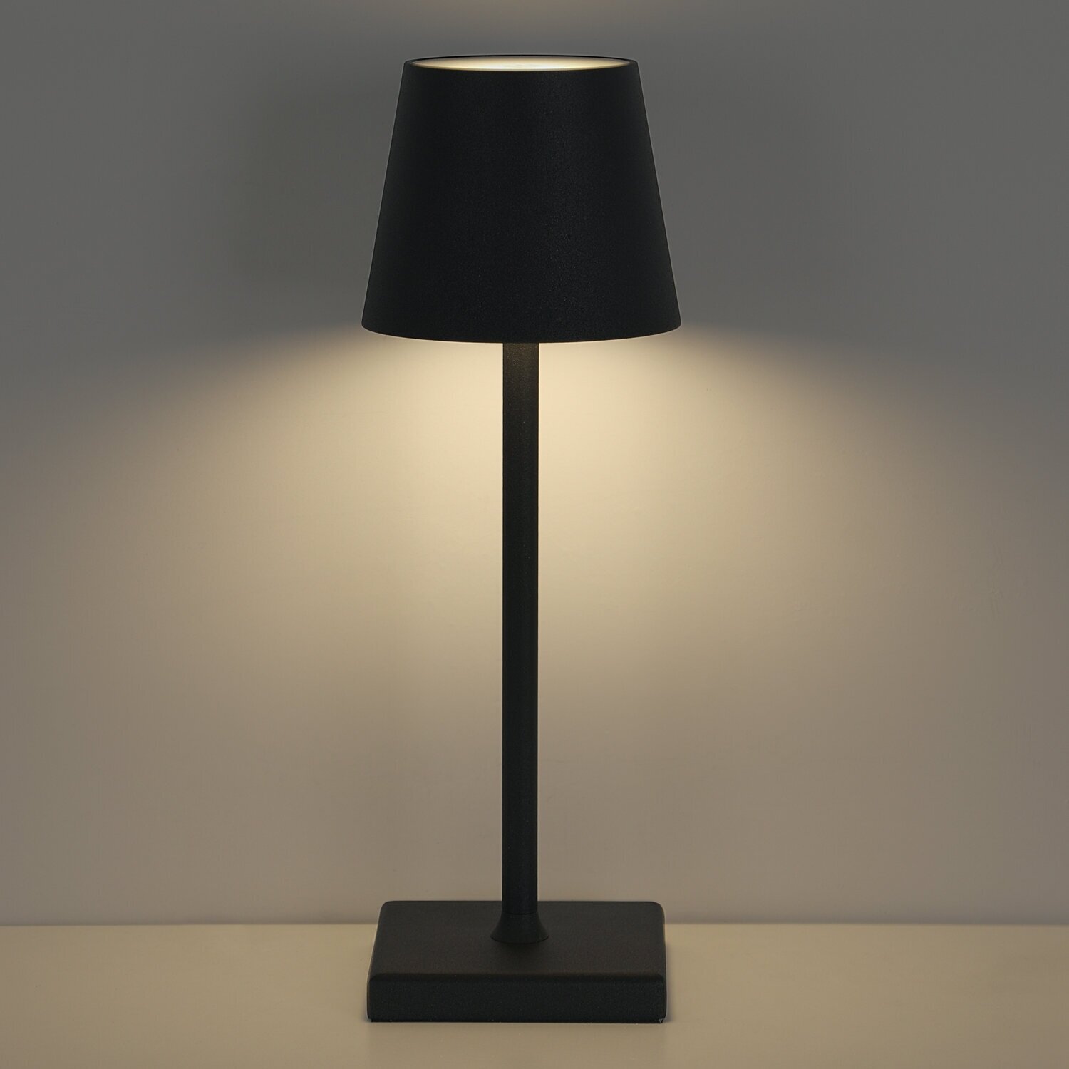 Настольная лампа，Osairous，658834, Черный, прикосновение (без полярной настройки света), теплый свет