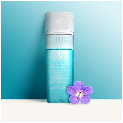 Sothys жидкость для снятия макияжа с глаз и губ Bi Phased Soft Makeup Removing Fluid, 100 мл