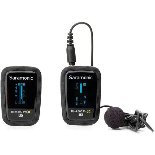 Беспроводная система Saramonic Blink500 ProX B1, TX+RX, 2.4 ГГц, 3.5 мм TRS / TRRS