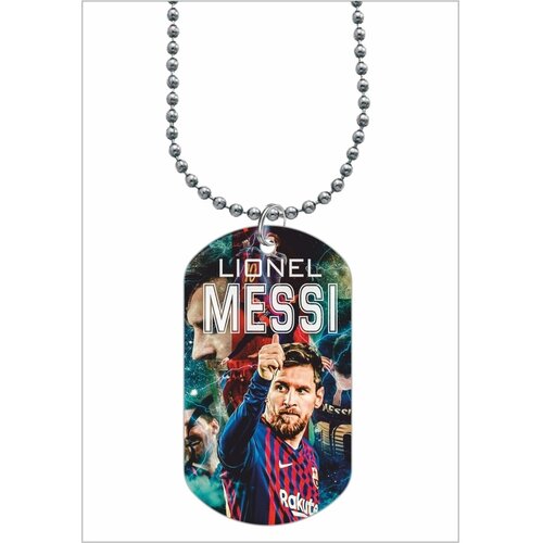 футболка design heroes лионель месси футболист lionel mess мужская белая 3xl Подвеска