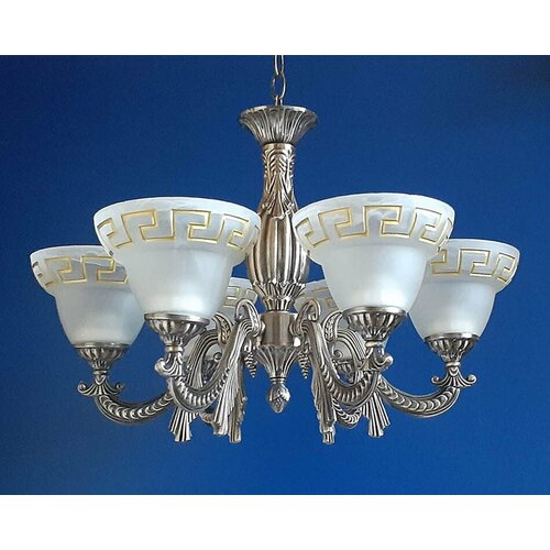 Люстра подвесная LS 791/6 цвет бронза