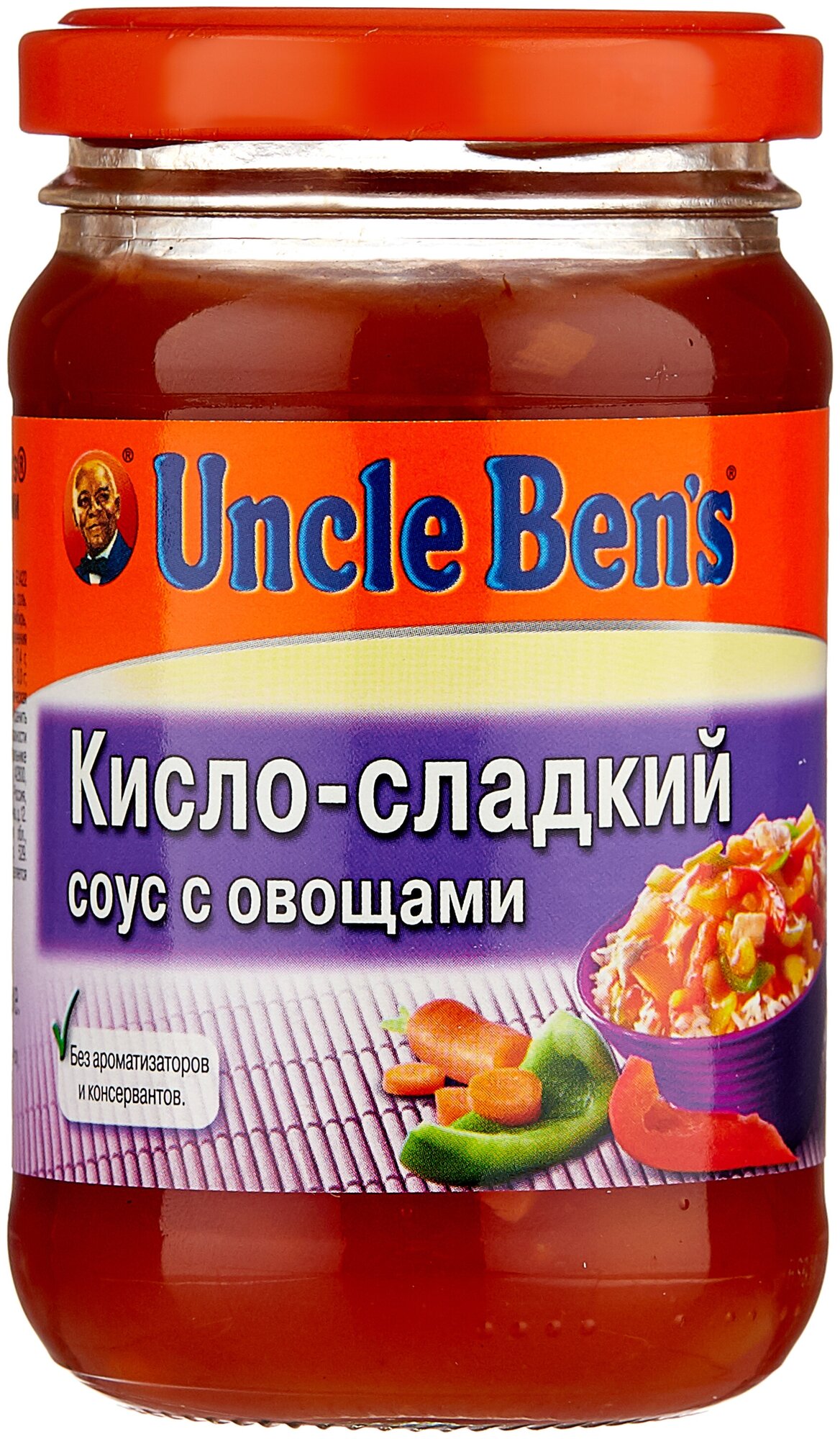 Соус Ben's Original Соус Ben's Original Кисло-сладкий с овощами, 210 г, 210 мл