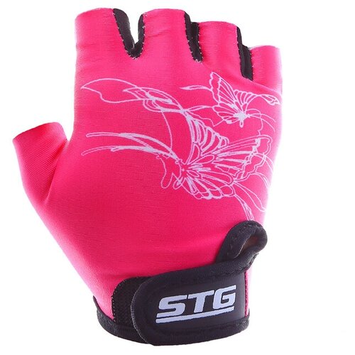 Велосипедные перчатки STG Х61898 p.S (розовые)