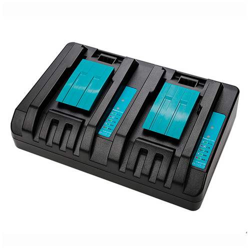 Зарядное устройство Replace DC18RD для аккумуляторов Makita 2 порта li ion battery charger for makita battery charger 18v 14 4v bl1860 bl1850 bl1840 bl1830 bl1820 bl1415 bl1440 dc18rc 3a